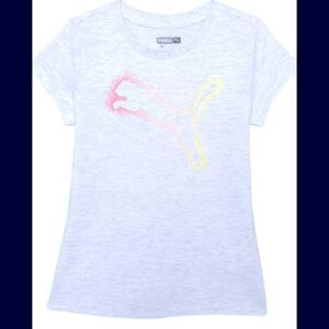 🛍Puma Rebel Logo Girls Graphic T-Shirt short sleeve